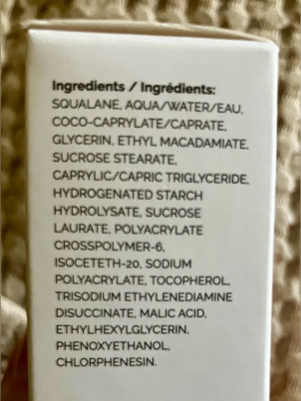 The Ordinary new box